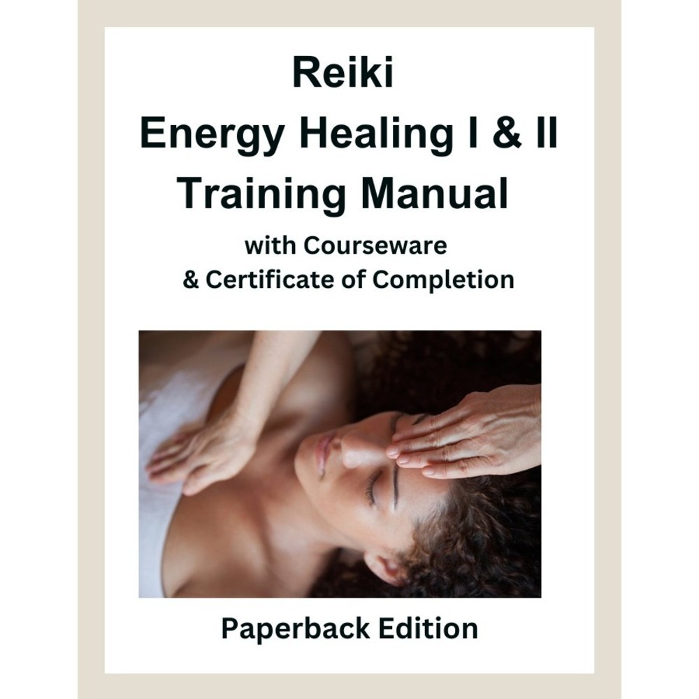 REIKI 1 & 2 Energy Healing Training Manual with Certificate Of Completion